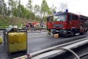 VU Gefahrgut LKW umgestuerzt A 4 Rich Koeln Hoehe AS Gummersbach P057